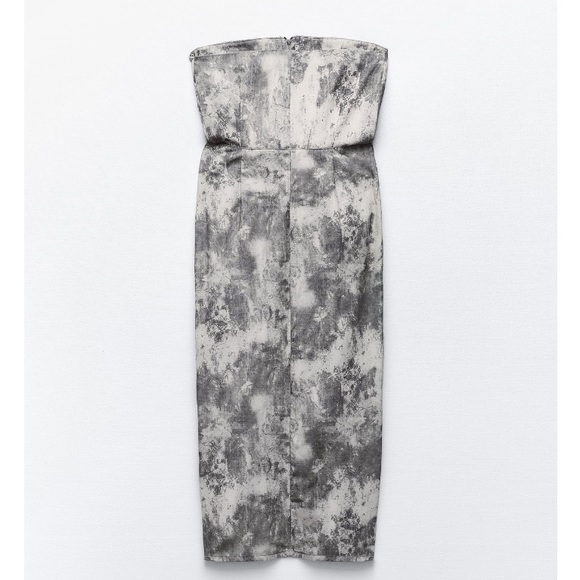NEW! Zara Printed Cargo Dress with pockets - Picture 8 of 15